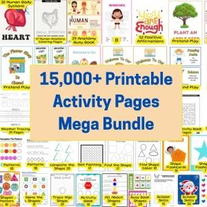 15000+ Printable Activity Mega Bundle