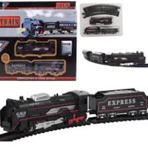 Battery Operated Train Set with Light for Kids