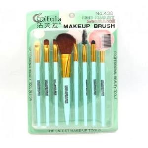 FAFULA - 8 PIECES MAKEUP BRUSH SET - GREEN