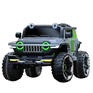 Green Kids Ride On Four Wheel Jeep FLPM-12098 (MB2309)