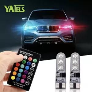 Multi Colour Parking 4 LED lights Remote With 2 Circuit