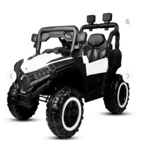 White Kids Ride On Electric Rechargeable Jeep 909 (MB5816)