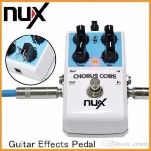 White NUX CHORUS CORE GUITAR PEDAL EFFECTOR