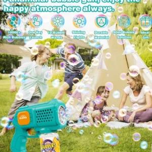 Generic Bubble Gun Series Automatic Colorful Lights