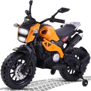 Orange Kids Ride On Motor Bike Rechargeable (MB0901)