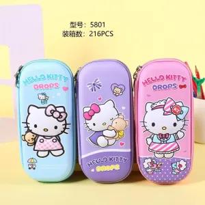 Pink Pencil Case for Girls Boys 3D Cloth Unicorn Avengers Ma
