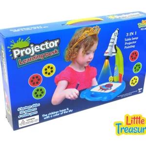 Planet of Toys Projector Learning Desk 3 in 1 Table lamp Projector & Painting