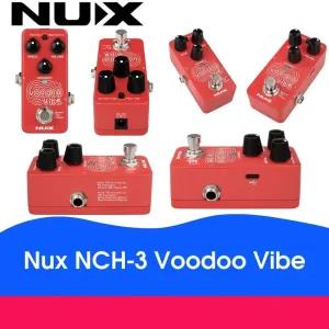 Red NUX Voodoo Vibe Mini Uni-vibe Guitar Effects Pedal