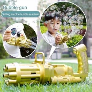 Toys Gatling bubble gun electric blowing machine