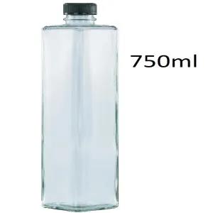 750ml Portable Frosted Glass Water Bottle Drink Bottle Water