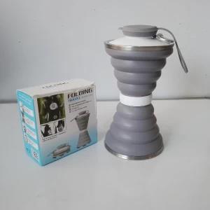 Folding travel water cup