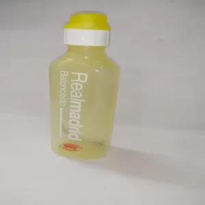Generic Yellow Square Straw Water Bottle Plastic 750ML