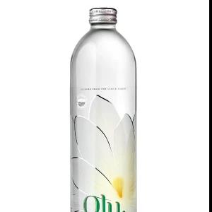 Olu water bottle 625 ml glass water bottle without water