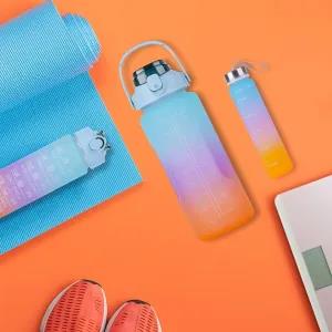 Random-Color Motivational Time Marker 3Pcs Set Water Bottle
