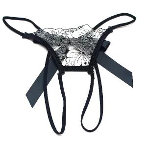 Generic Ladies Lace Thong Pantie Thin Straps