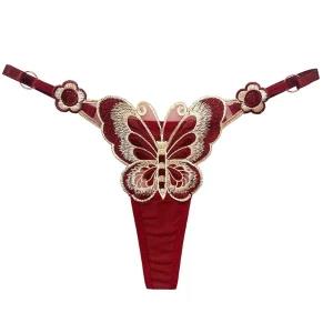 Butterfly Underwear Women Lace Thong