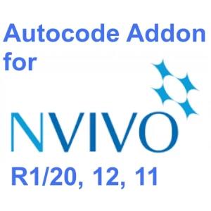Autocode Addon for NVIVO 14, R1/20, V12, V11 for Windows
