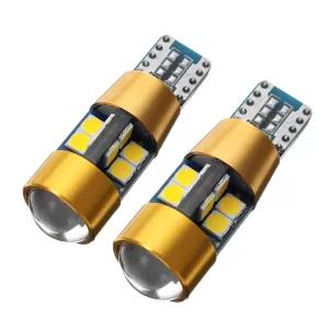High Quality 2Pcs T10 3030 LED Auto Car Light Bulbs W5W Whit
