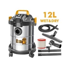 INGCO VC14122 12L Wet & Dry Vacuum Cleaner