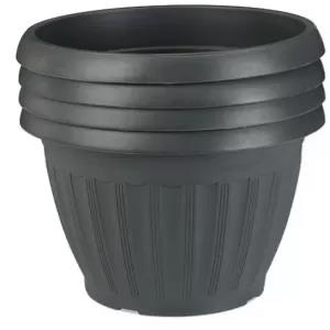 4 pcs Plastic Flower Pot 4pts Ideal Vegetable Plants