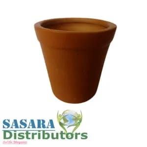 Clay Mini Flower Pot 05 pcs round shape