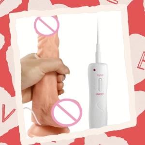 8 inch Recharge real rotating bildo Vibrate