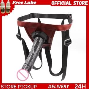 Adjustable strap on with 8 inch dildo sex toy