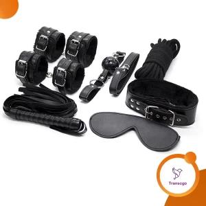 BDSM Bondage Kit Leather Restraint Adult Sex Games