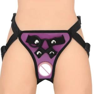 Generic Dildo Pants Double Dildo Harness Belt with Rings