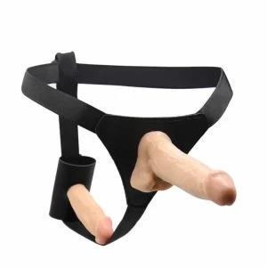 Lesbian sex Strap On Double Dildo 8inch/4iinch