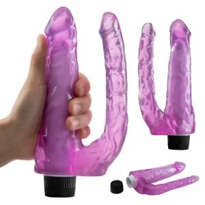 Realistic Dildo Penis Double Ended G-spot Massager