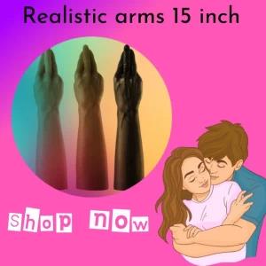 Realistic hand silicon 13 inch huge arm dildo