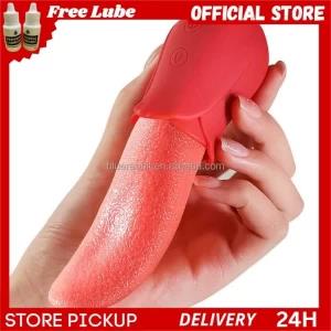 Realistic Tongue Licking Vibrators for Women sex toys