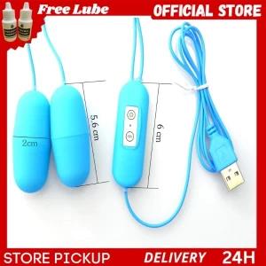 USB Multispeed G Spot Double Eggs Vibrator sex toy