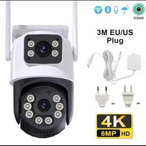 6MP Dual Lens WiFi PTZ Camera Night Vision