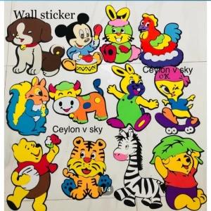 5 Pecess Baby Wall Sticker For Kids Room Decorations