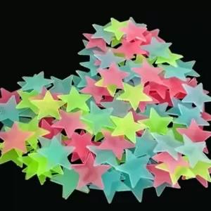Radium 90 Pieces Stars Stickers Glow in Dark