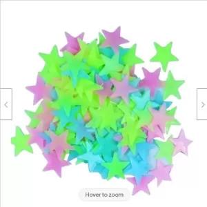Radium Star Pieces Stickers Glow in Dark Toys