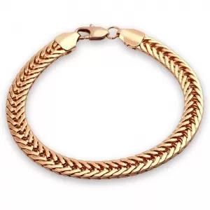 [18K Luxury Gold] Cuban Link Snake Chain Hand Bangle Gold Co