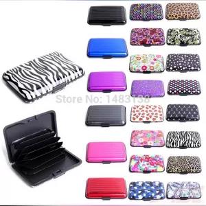 Aluminum Wallet Credit Card Holder Pass Holder RFID Block