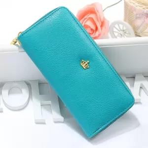 New Fashion Rose Red Lady Wallets Global Quality PU Leather