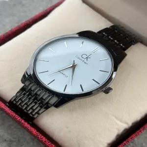 Black New Simple Black Watch Mens Gift