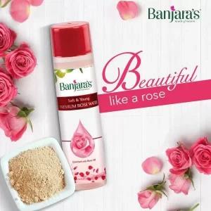 Banjara's Natural Premium Rose Water - 120ml