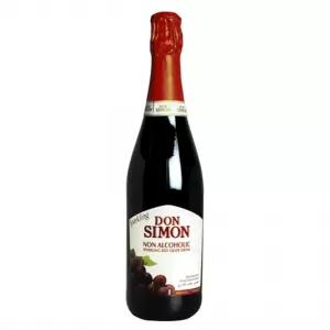 Non Alcoholic Sparkling Red Grape Drink - 750ml