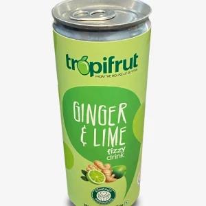 Tropifrut Ginger and Lime Fizzy Drink 250ml