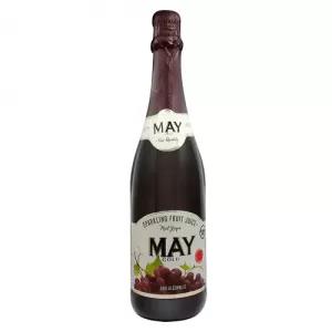 May Gold Sparkling Fruit Juice Red Grape 750ml (Non Alcholic