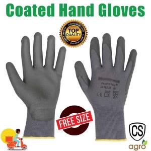 Hand Gloves one pair rubber coated Garden Glove