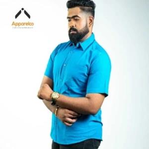 Apparelco cotton linen shirts with regular collar