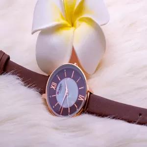 Chocolate CURREN 2022 Ladies Girls Woman Fashionable Leather