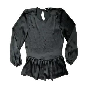 F&F XL Black Ladies Long Sleeve Blouse
